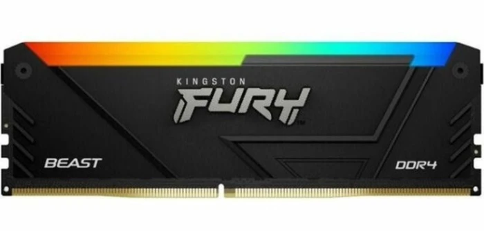 Оперативная память Kingston FURY Beast Black RGB 8Gb 3600Mhz, KF436C17BB2A/8