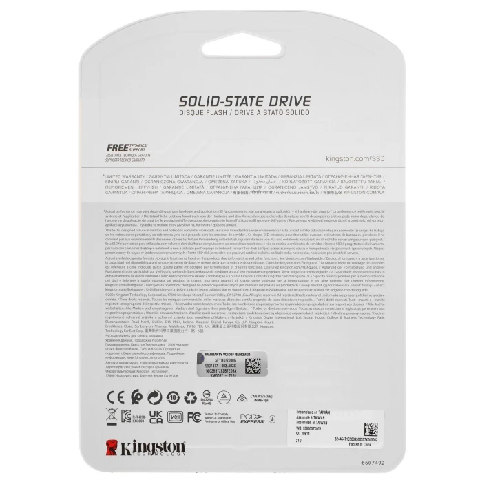 SSD накопитель Kingston FURY Renegade 2Tb M.2 NVMe, SFYRD/2000G