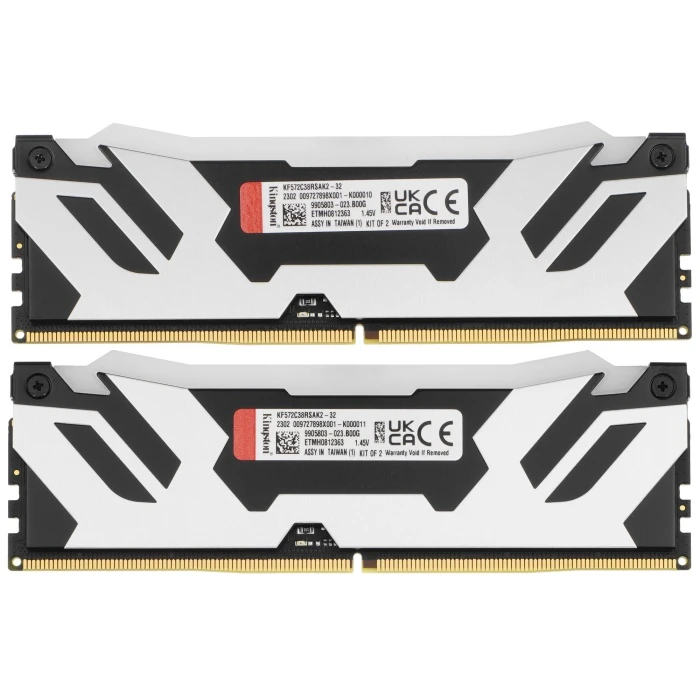 Оперативная память Kingston FURY Renegade Silver RGB 32Gb 7200Mhz, KIT 2*16Gb, KF572C38RSAK2-32