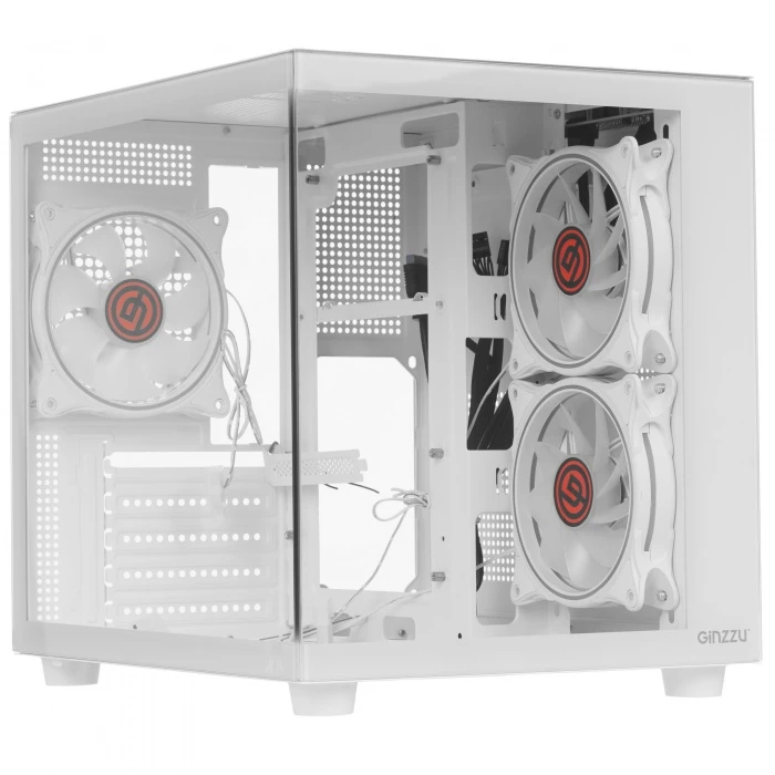 Корпус GiNZZU V250 REV1 белый, Mini-Tower
