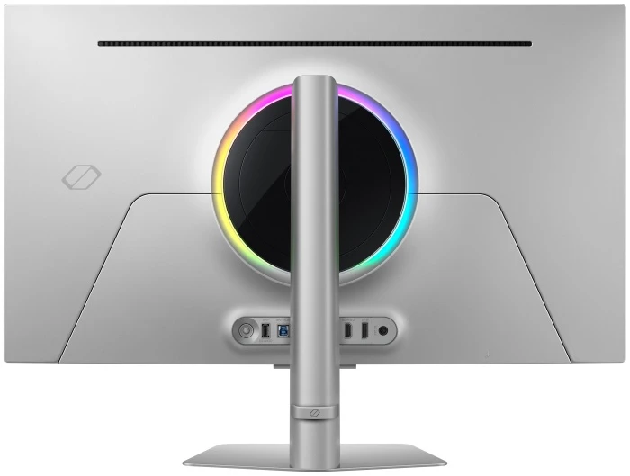 Монитор Samsung Odyssey LS32FG812SIXCI, 32", серебристый