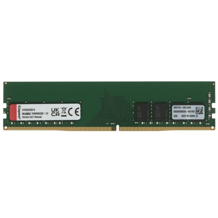 Оперативная память Kingston ValueRAM 16Gb 3200Mhz, KVR32N22S8/16