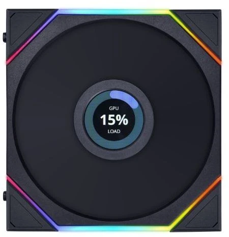 Реверсный вентилятор LIAN LI UNI FAN TL WIRELESS LCD 140 черный, G99.14RTLLCD1W1B.R0