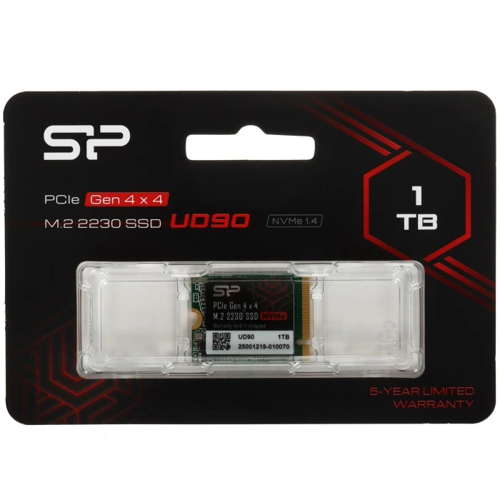 SSD накопитель SiliconPower UD90 1Tb M.2 NVMe, SP01KGBP44UD9007