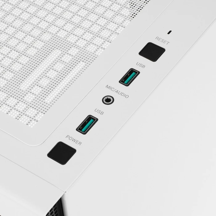 Корпус DEEPCOOL CH370 белый, Mini-Tower
