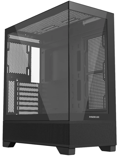 Корпус PowerCase Luminous черный, Mid-Tower