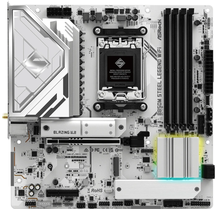 Мат. плата ASRock B850M Steel Legend WiFi, AM5