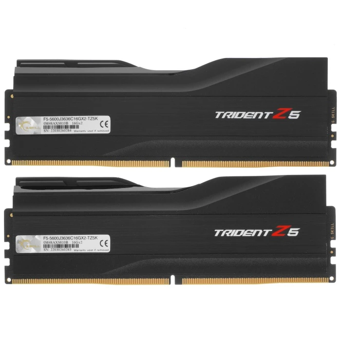Оперативная память G.Skill Trident Z5 32Gb 5600Mhz, KIT 2*16Gb, F5-5600J3636C16GX2-TZ5K