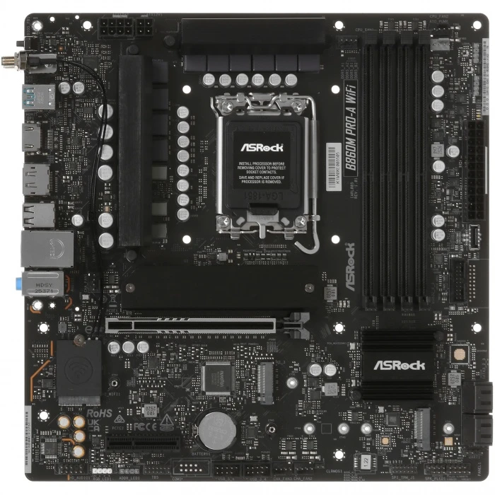 Мат. плата ASRock B860M Pro-A WiFi, LGA 1851