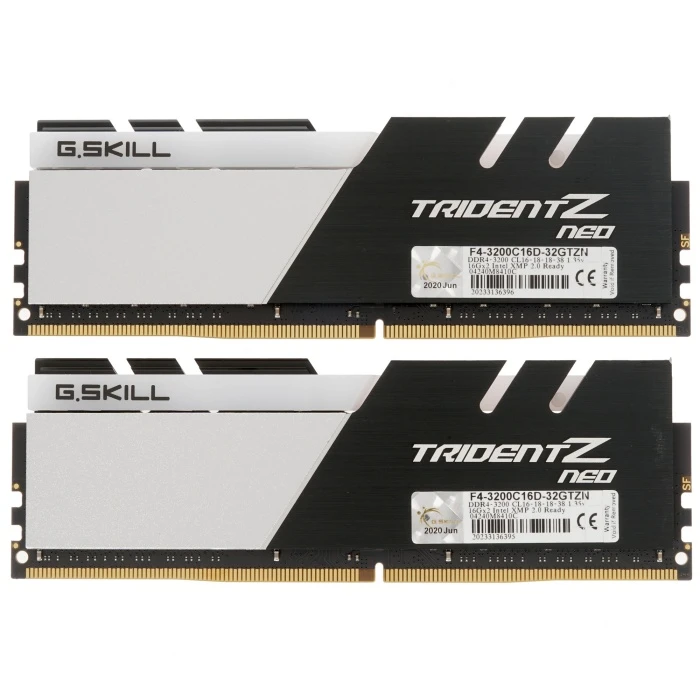 Оперативная память G.Skill Trident Z Neo RGB 32Gb 3200Mhz, KIT 2*16Gb, F4-3200C16D-32GTZN