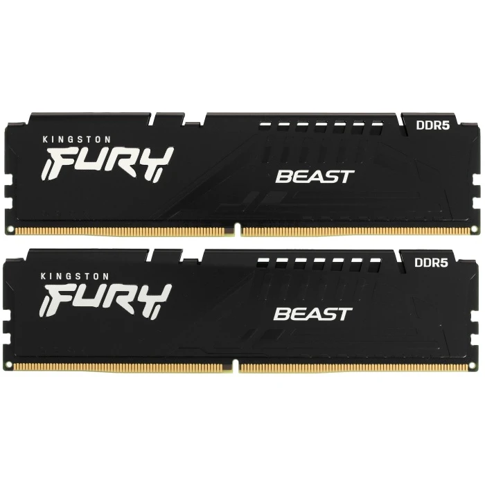Оперативная память Kingston FURY Beast Black 32Gb 5600Mhz, KIT 2*16Gb, KF556C40BBK2-32