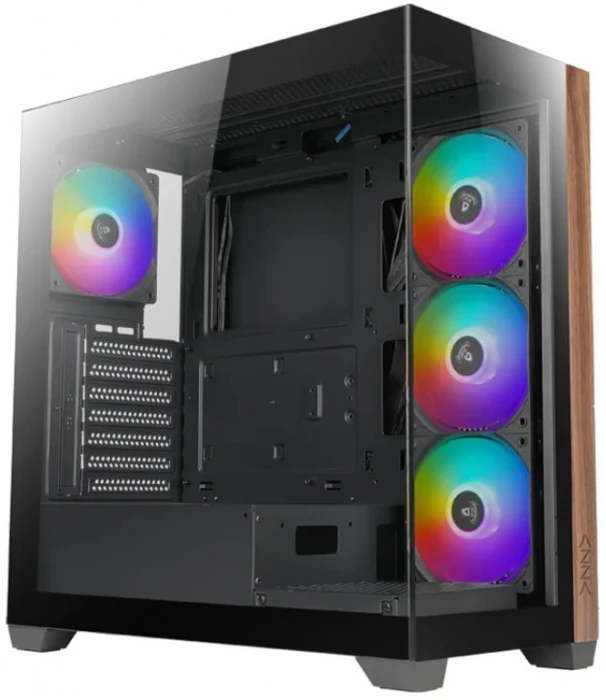 Корпус AZZA NEPTUNE черный, Mid-Tower