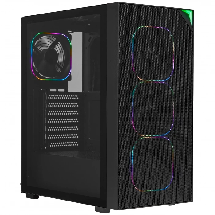 Корпус XASTRA A408 4ARGB черный, Mid-Tower