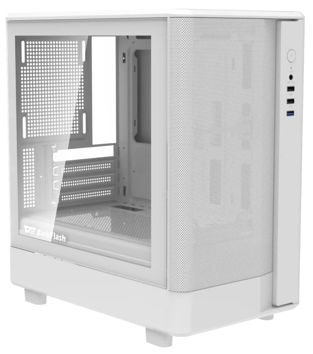 Корпус DarkFlash DB330M Mesh белый, Mini-Tower