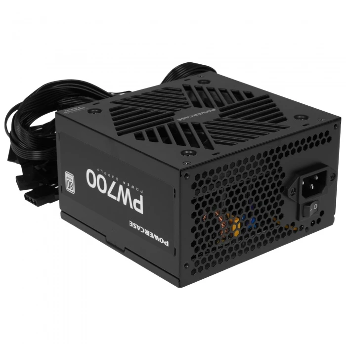 Блок питания PowerCase PW700 черный, PS-700W-DC