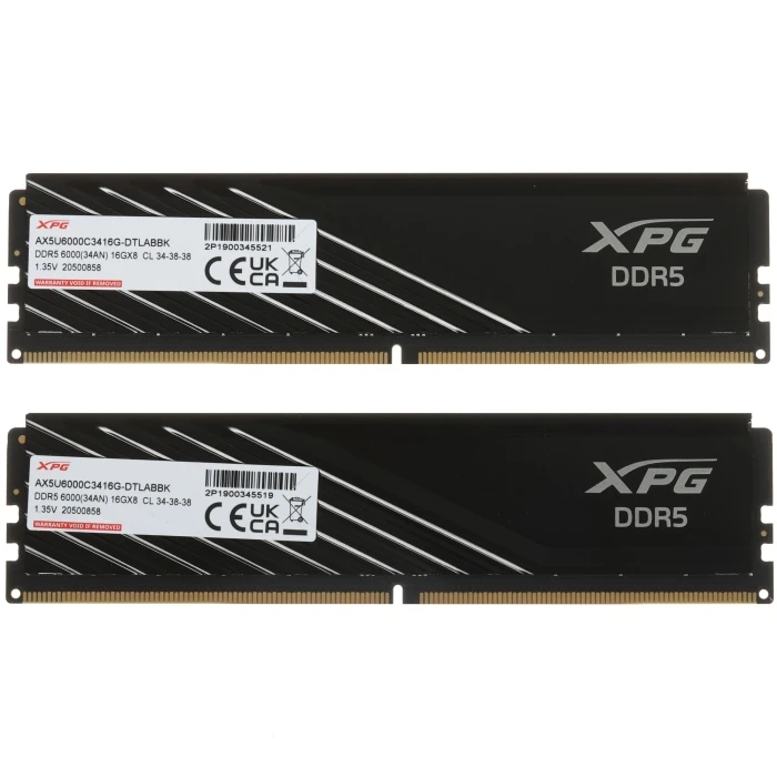 Оперативная память ADATA XPG Lancer Blade 32Gb 6000Mhz, KIT 2*16Gb, AX5U6000C3416G-DTLABBK