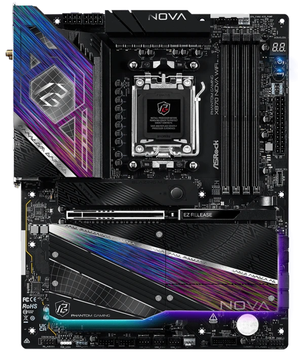 Мат. плата ASRock Phantom Gaming X870 NOVA WIFI, AM5