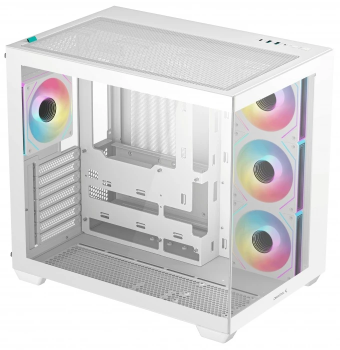 Корпус DEEPCOOL CG530 4F белый, Mid-Tower