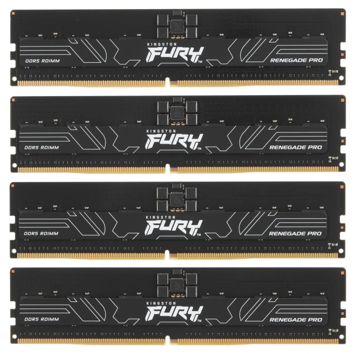 Серверная оперативная память Kingston FURY Renegade Pro 64Gb 6000Mhz, KIT 4*16Gb, KF560R32RBK4-64