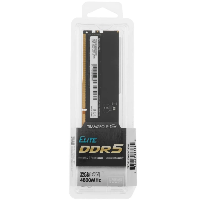 Оперативная память Team Group ELITE 32Gb 4800Mhz, TED532G4800C4001