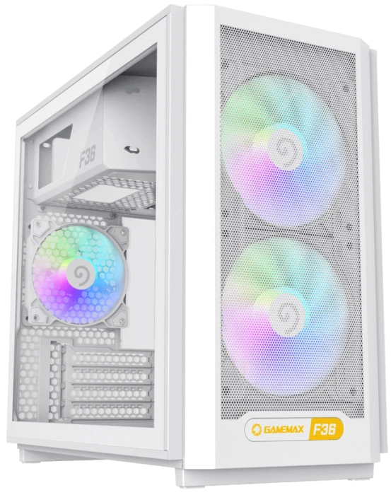Корпус GameMax F36 WH белый, Mini-Tower