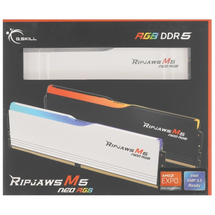 Оперативная память G.Skill RIPJAWS M5 NEO 64Gb 6000Mhz, KIT 2*32Gb, F5-6000J3636F32GX2-RM5NRW