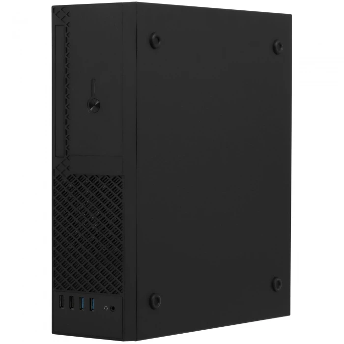 Корпус Foxline FL-1001 черный, компактный (SFF)