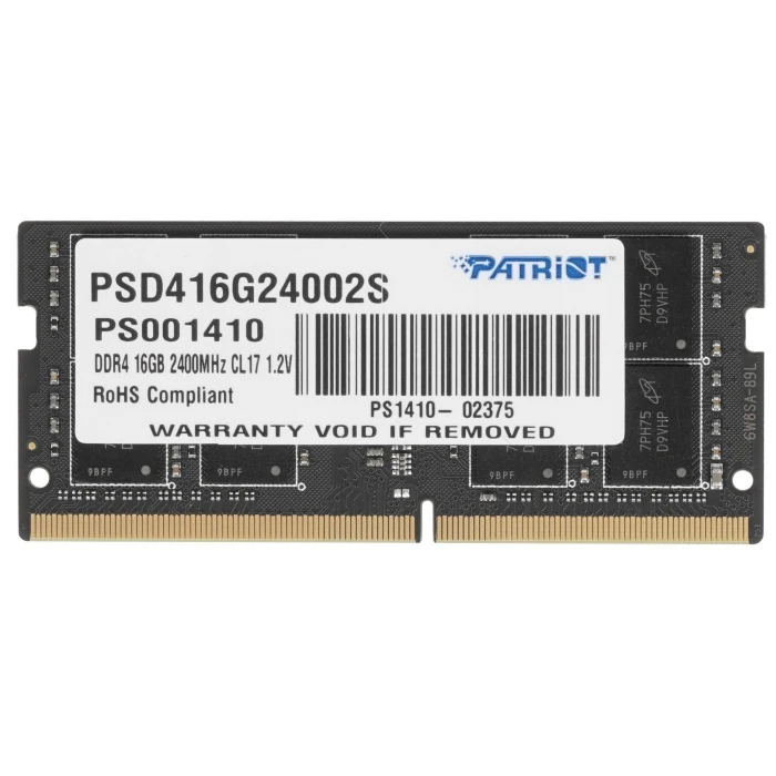 Оперативная память Patriot Signature 16Gb 2400Mhz, PSD416G24002S