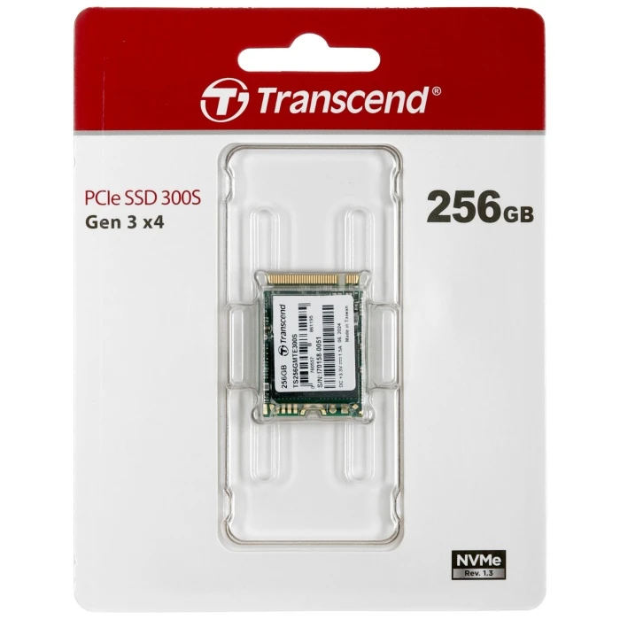 SSD накопитель Transcend MTE300S 256Gb M.2 NVMe, TS256GMTE300S