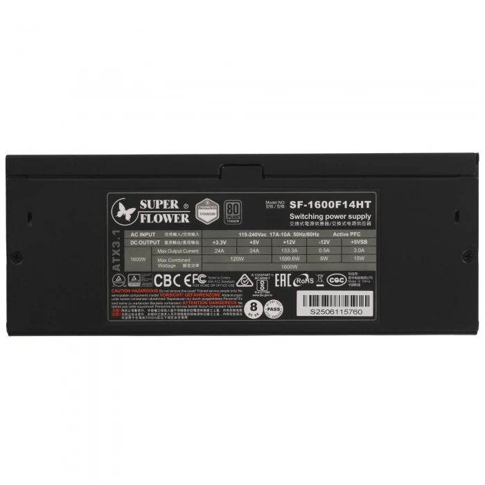 Блок питания Super Flower Leadex SF-1600F14HT  черный