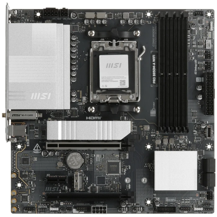 Мат. плата MSI PRO B850M-A WIFI, AM5