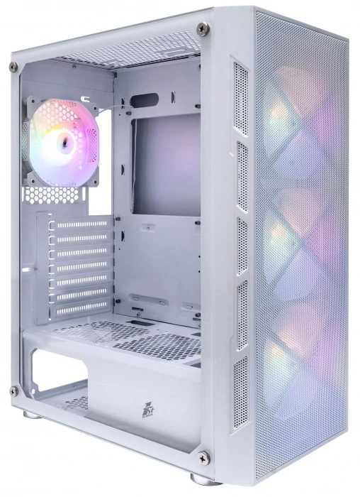 Корпус 1STPLAYER FIREBASE XP белый, Mid-Tower