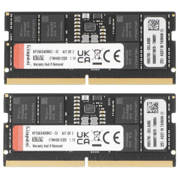 Оперативная память Kingston FURY Impact 32Gb 5600Mhz, KIT 2*16Gb, KF556S40IBK2-32