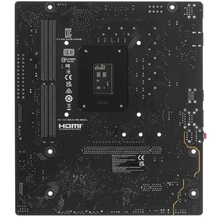 Мат. плата ASUS PRIME H610M-K D4 ARGB, LGA 1700