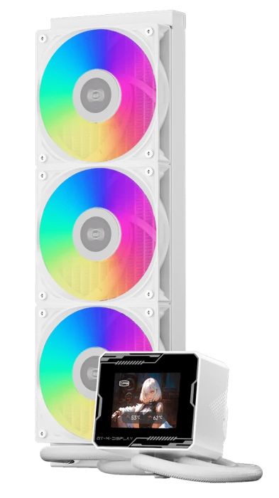 Система охлаждения Pccooler GT360M ARGB Display белая, GT360M-WHAWXX-GL