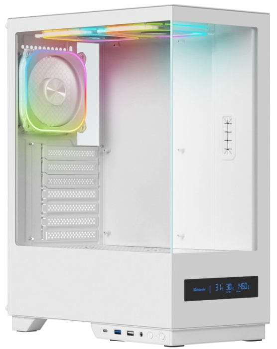 Корпус Defender HyperHub Pro белый, Mid-Tower