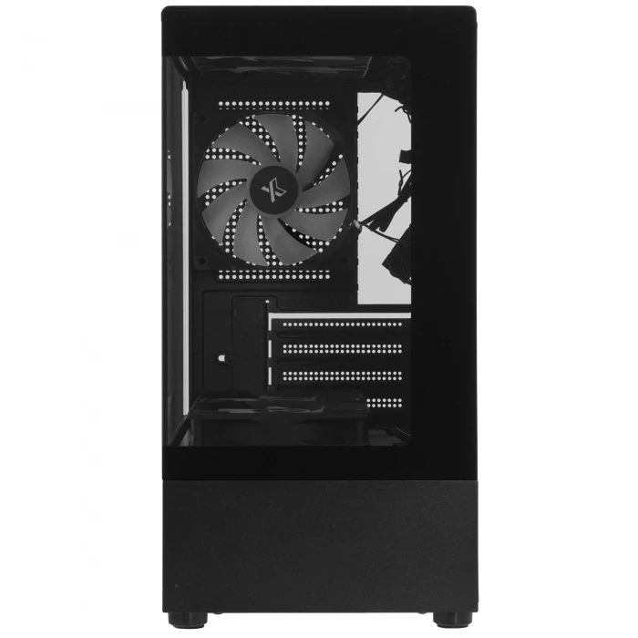 Корпус XASTRA Q300M 5FRGB черный, Mini-Tower