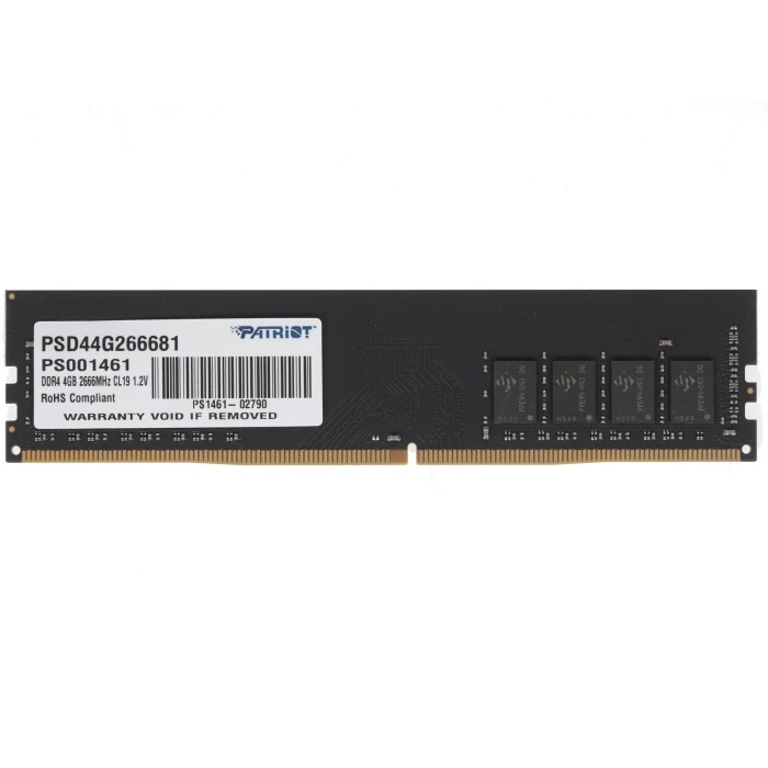 Оперативная память Patriot Signature Line 4Gb 2666Mhz, PSD44G266681