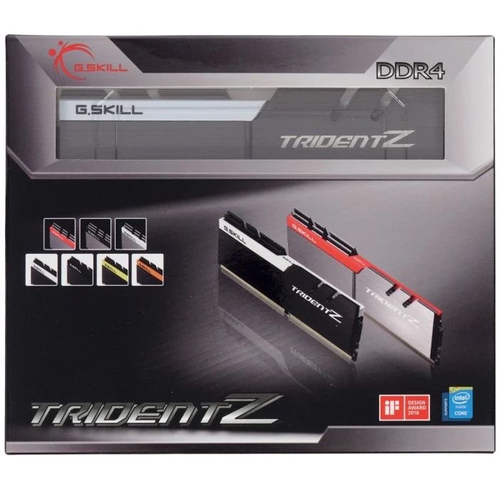 Оперативная память G.Skill Trident Z 32Gb 3200Mhz, KIT 2*16Gb, F4-3200C16D-32GTZSW
