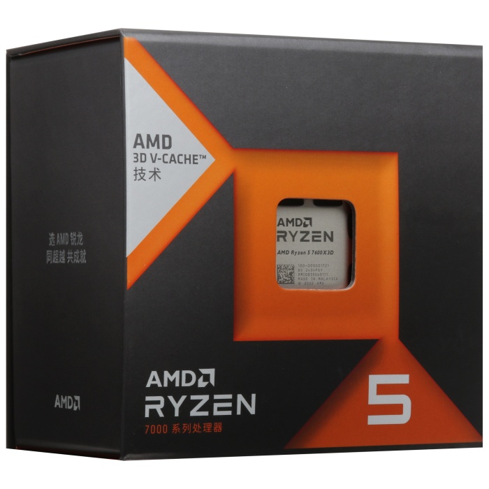 Процессор AMD Ryzen 5 7600X3D, BOX, AM5
