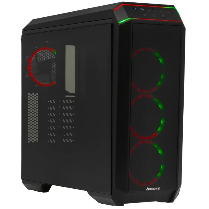 Корпус Chieftec STALLION II черный, Mid-Tower