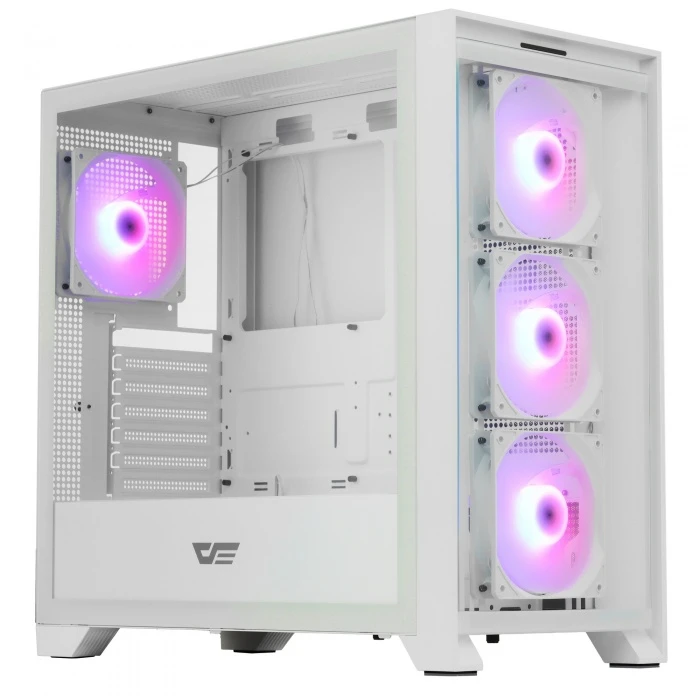 Корпус DarkFlash DRX90 белый, Mid-Tower