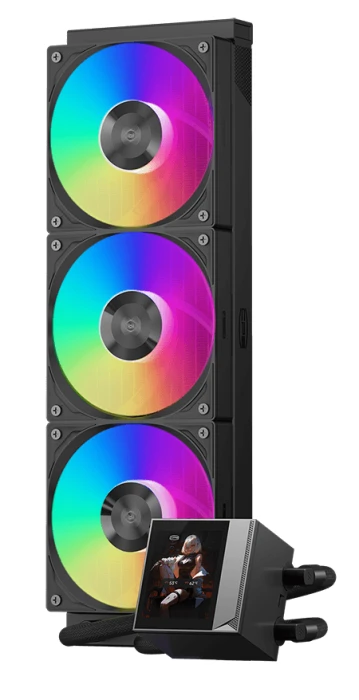Система охлаждения PCCooler DC360 Pro ARGB Display черная, DC360Pro-BKAWXY-GL
