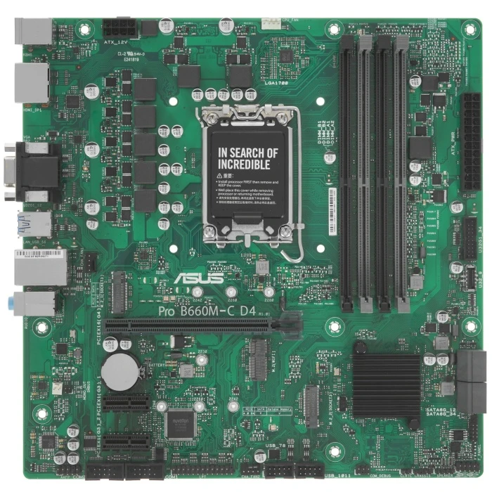 Мат. плата ASUS Pro B660M-C D4-CSM, LGA 1700