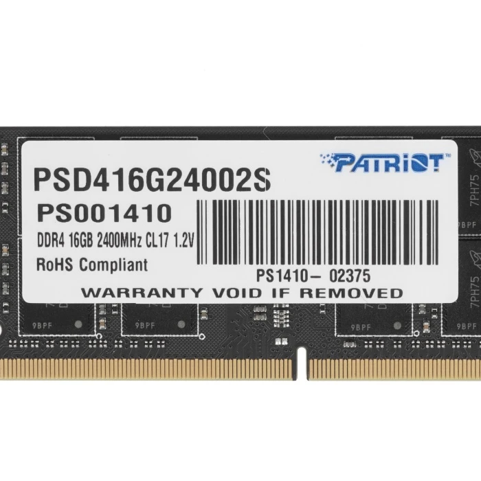 Оперативная память Patriot Signature 16Gb 2400Mhz, PSD416G24002S
