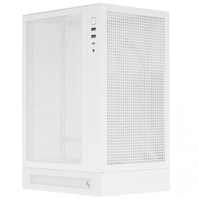 Корпус DEEPCOOL CH170 DIGITAL белый, Mini-Tower