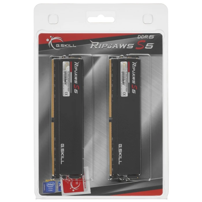 Оперативная память G.Skill Ripjaws S5 64Gb 5600Mhz, KIT 2*32Gb, F5-5600J3636D32GX2-RS5K