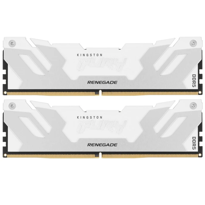 Оперативная память Kingston Fury Renegade White 32Gb 7200Mhz, KIT 2*16Gb, KF572C38RWK2-32