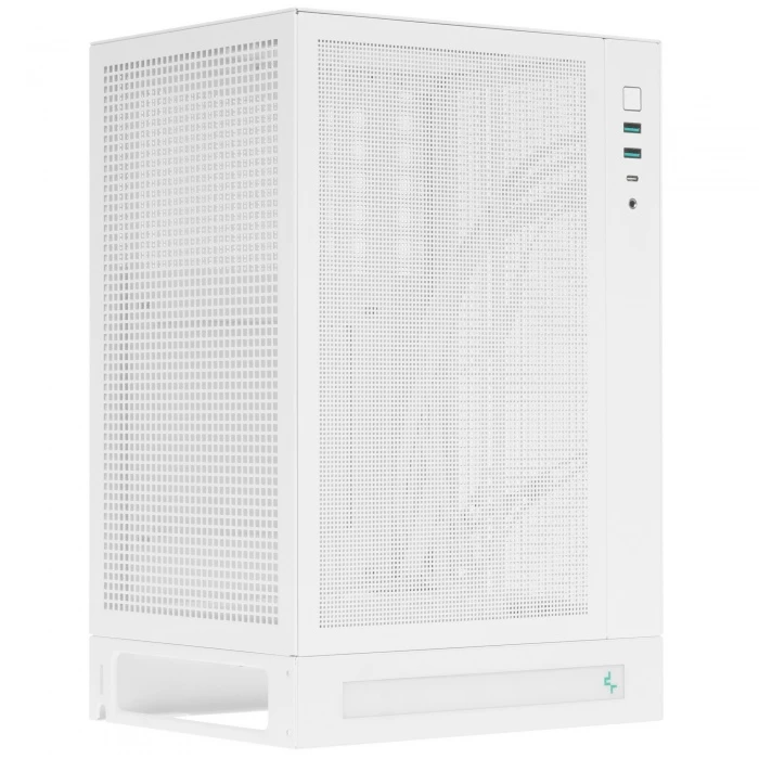 Корпус DEEPCOOL CH170 DIGITAL белый, Mini-Tower