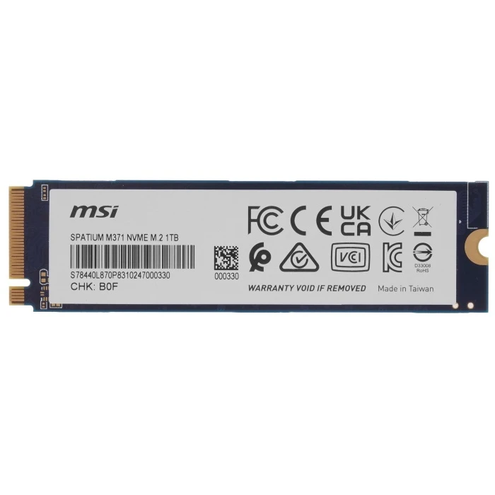 SSD накопитель MSI SPATIUM M371 1Tb M.2 NVMe, S78-440L870-P83